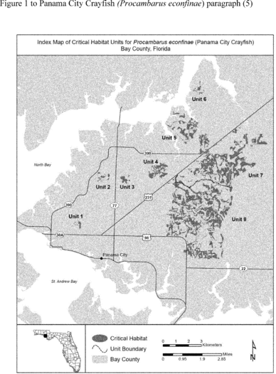 Regulatory graphic accompanying: Note: Index map follows