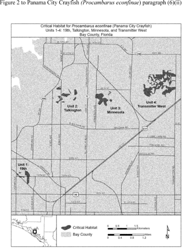 Regulatory graphic accompanying: Map of Units 1, 2, 3, and 4 follows