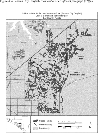 Regulatory graphic accompanying: Map of Units 7 and 8 follows