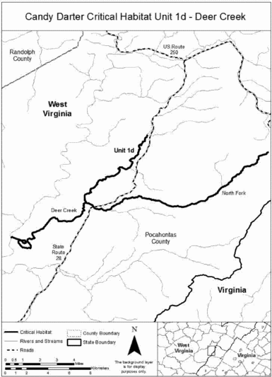 Regulatory graphic accompanying: Map of Unit 1d, Deer Creek, follows