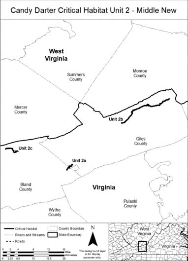 Regulatory graphic accompanying: Index map of Unit 2-Middle New follows