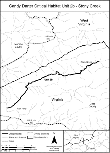 Regulatory graphic accompanying: Map of Unit 2b, Stony Creek, follows