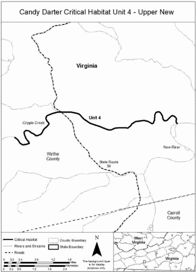 Regulatory graphic accompanying: Map of Unit 4-Upper New follows