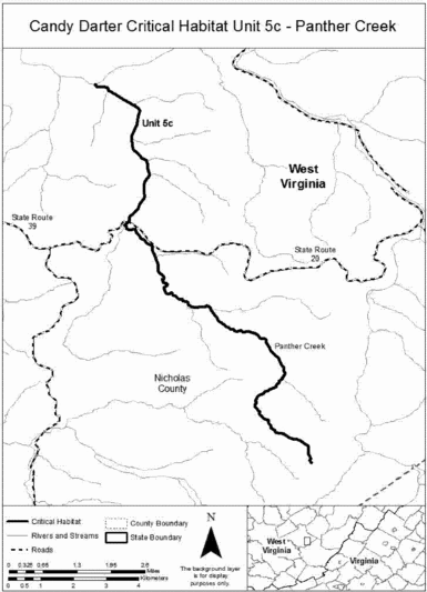 Regulatory graphic accompanying: Map of Unit 5c, Panther Creek, follows