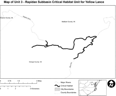 Regulatory graphic accompanying: Map of Unit 3 follows