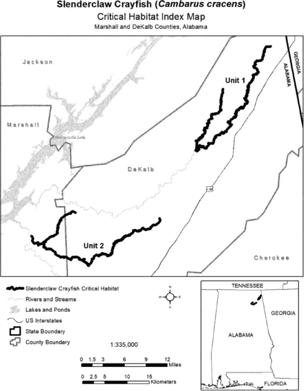 Regulatory graphic accompanying: Note: Index map follows