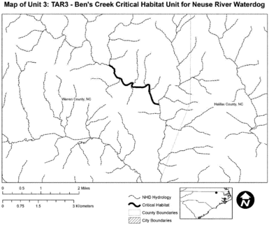 Regulatory graphic accompanying: Map of Unit 3 follows