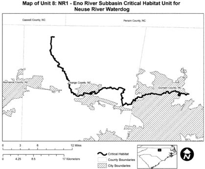 Regulatory graphic accompanying: Map of Unit 8 follows