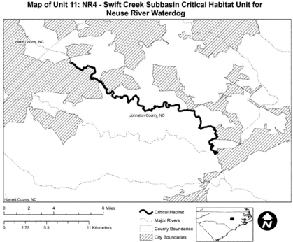 Regulatory graphic accompanying: Map of Unit 11 follows