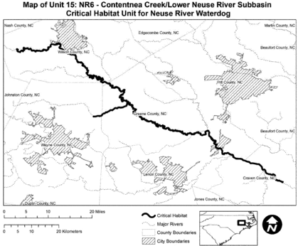Regulatory graphic accompanying: Map of Unit 15 follows