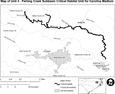 Regulatory graphic accompanying: Map of Unit 3 follows