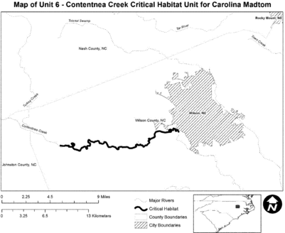 Regulatory graphic accompanying: Map of Unit 6 follows