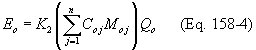 Regulatory graphic accompanying: Equations 158-3 and 158-4 of this section shall be used