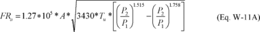 Regulatory graphic accompanying: Calculation Method 2 (for gas wells) . You must use equation W-12A to this section as specified in paragraph (g)(1)(iii) of this section to determine the value of FRMs…