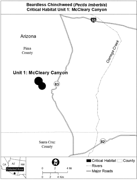Regulatory graphic accompanying: Map of Unit 1 follows