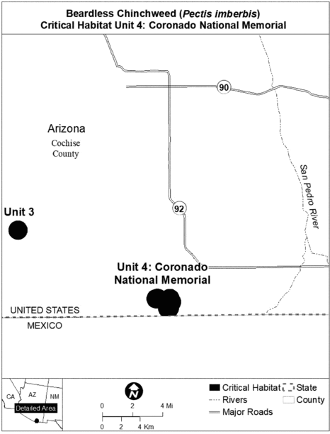 Regulatory graphic accompanying: Map of Unit 4 follows