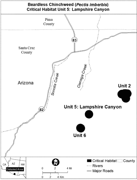 Regulatory graphic accompanying: Map of Unit 5 follows