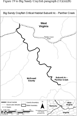 Regulatory graphic accompanying: Map of Subunit 4c follows