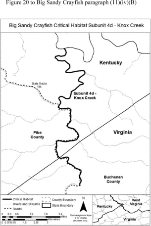 Regulatory graphic accompanying: Map of Subunit 4d follows