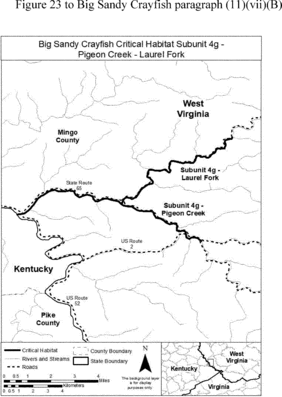 Regulatory graphic accompanying: Map of Subunit 4g follows
