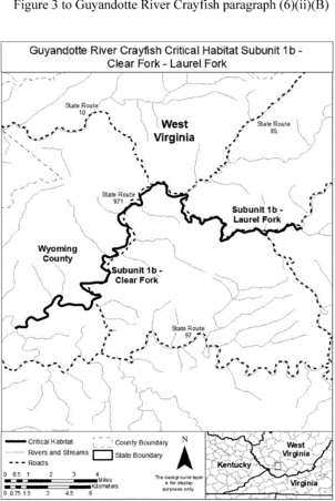 Regulatory graphic accompanying: Map of Subunit 1b follows