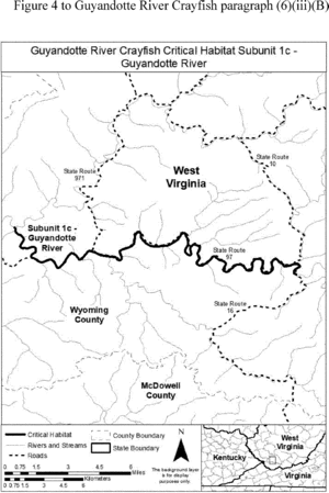 Regulatory graphic accompanying: Map of Subunit 1c follows