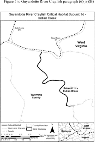 Regulatory graphic accompanying: Map of Subunit 1d follows