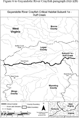 Regulatory graphic accompanying: Map of Subunit 1e follows