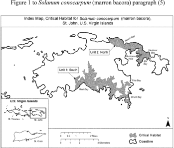 Regulatory graphic accompanying: Note: Index map follows