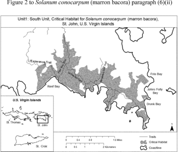 Regulatory graphic accompanying: Map of Unit 1 follows