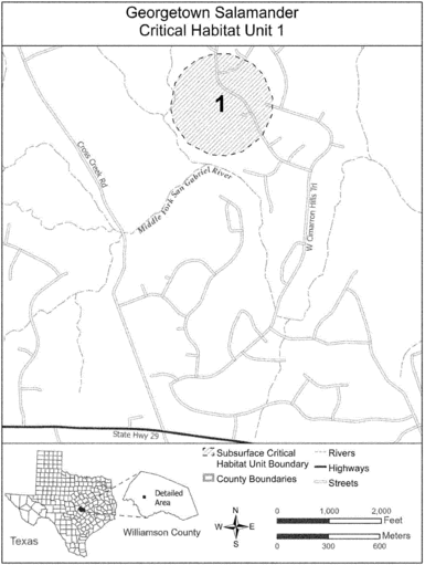 Regulatory graphic accompanying: Map of Unit 1 follows