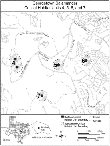 Regulatory graphic accompanying: Map of Units 4, 5, 6, and 7 follows