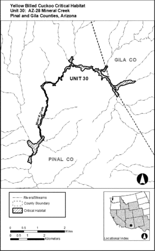 Regulatory graphic accompanying: Unit 30: AZ-28, Mineral Creek; Pinal and Gila Counties, Arizona. Map of Unit 30 follows