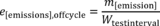 Regulatory graphic accompanying: For engines subject to spark-ignition standards, use the following equation to determine the off-cycle emission quantity instead of Eq. 1036.530-3