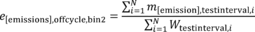 Regulatory graphic accompanying: For engines subject to compression-ignition standards, use the following equation to determine the off-cycle emission quantity for bin 2 instead of Eq. 1036.530-5