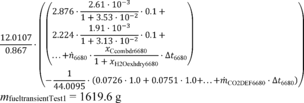 Regulatory graphic accompanying: CO2DEF2= 0.0751 g/s
