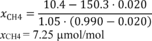 Regulatory graphic accompanying: CH4[NMC-FID] = 0.990