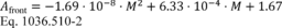 Regulatory graphic accompanying: For M ≤ 18050 kg