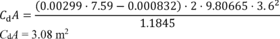 Regulatory graphic accompanying: = 1.1845 kg/m 3.Example