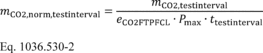 Regulatory graphic accompanying: Normalized CO 2 emission mass over a 300 second test interval. For engines subject to compression-ignition standards, determine the normalized CO2 emission mass over each 300…