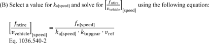 Regulatory graphic accompanying: ref = reference speed. Use 65 mi/hr for the transient cycle and the 65 mi/hr highway cruise cycle and use 55 mi/hr for the 55 mi/hr highway cruise cycle