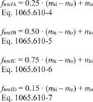 Regulatory graphic accompanying: A, B, C, and D speeds. If your normalized duty cycle specifies speeds as A, B, C, or D values, use your power-versus-speed curve to determine the lowest speed below maximum power…