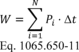 Regulatory graphic accompanying: Integrate the resulting values for power over the test interval. Calculate total work