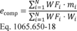 Regulatory graphic accompanying: Use the following equation to calculate composite brake-specific emissions for duty cycles with multiple test intervals all with prescribed durations, such as cold-start and…