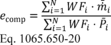 Regulatory graphic accompanying: Use the following equation if you calculate brake-specific emissions over test intervals based on the ratio of mass rate to power as described in paragraph (b)(2) of this section