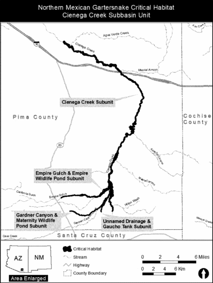 Regulatory graphic accompanying: Map: Map of Unit 6 follows