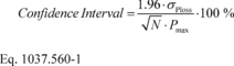 Regulatory graphic accompanying: You may need to perform additional testing at a given test point based on a calculation of a confidence interval to represent repeatability at a 95% confidence level for that test…