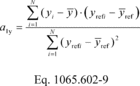 Regulatory graphic accompanying: If the intercept floats, i.e., is not forced through zero