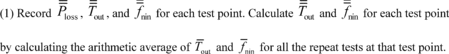 Regulatory graphic accompanying: Create a table with the mean power loss, Ploss, corresponding to each test point for input into GEM. Express wheel angular speed in r/min to one decimal place…